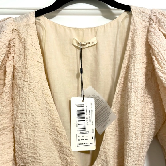 NWT Nocturne blush wrap dress - Picture 3 of 6